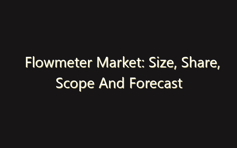 Flowmeter Market: Size, Share, Scope And Forecast 2035
