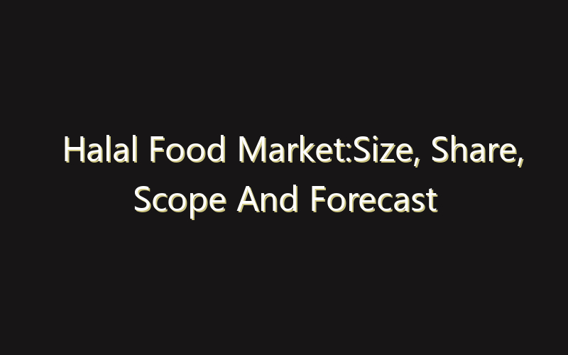 Halal Food Market:Size, Share, Scope And Forecast 2035
