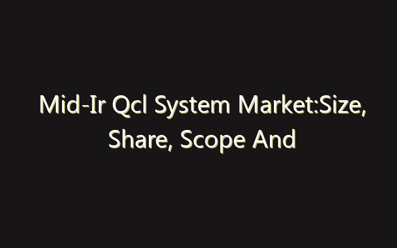 Mid-Ir Qcl System Market:Size, Share, Scope And Forecast 2035