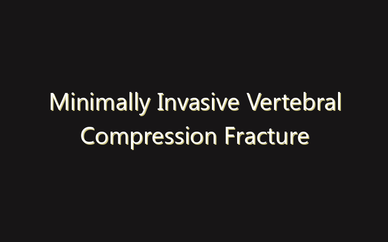 Minimally Invasive Vertebral Compression Fracture Repair Market:Size, Share, Scope And Forecast 2035