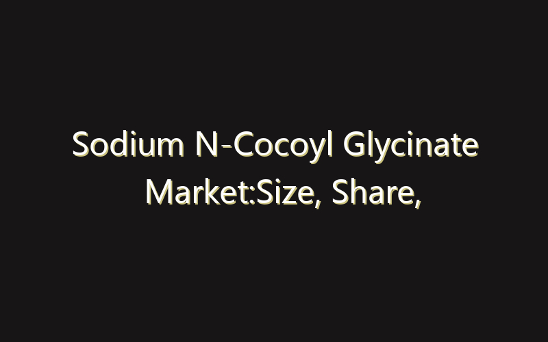 Sodium N-Cocoyl Glycinate Market:Size, Share, Scope And Forecast 2035